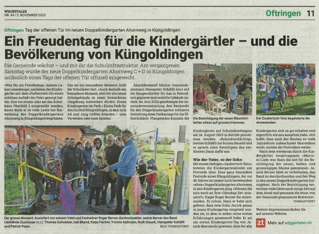 Bhend Architektur presse KIGA Einweihung Wiggertaler_23