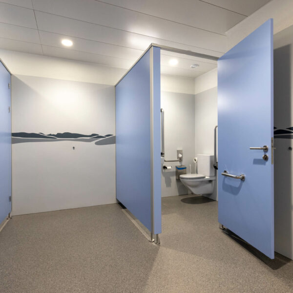 Grosszügige WC Anlagen