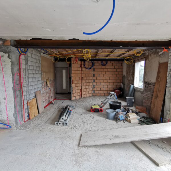 Stahlträger Einbau Wohnen Küche