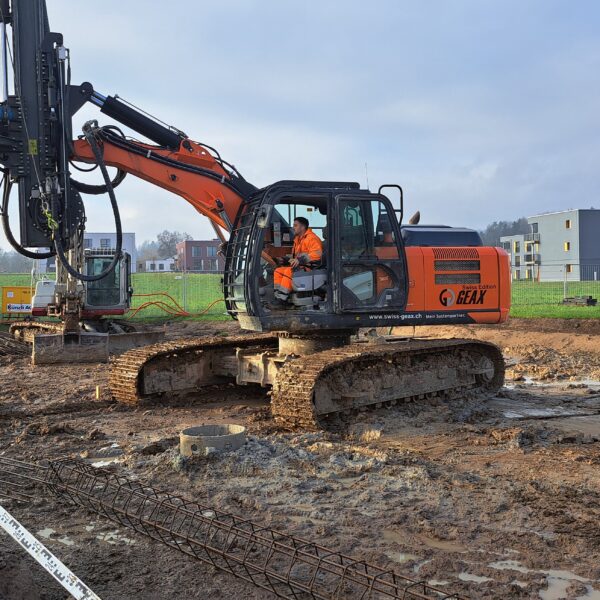 Pfähle als Fundament