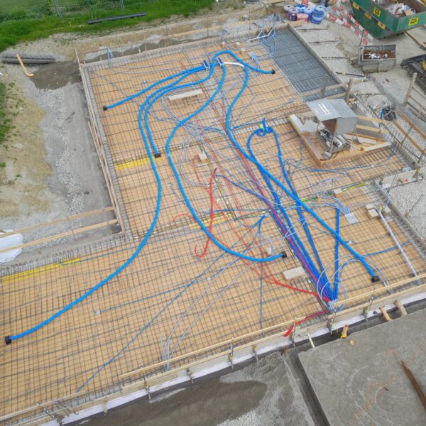 Decke über Untergeschoss