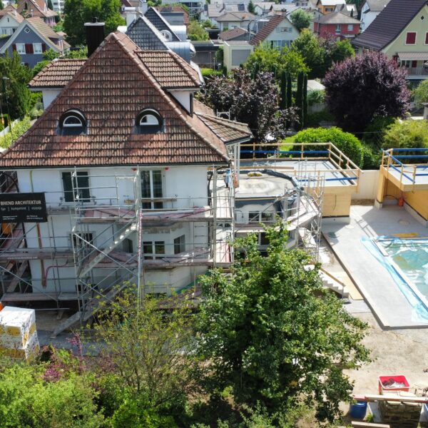 Sanierung Fassade + Gartenprojekt