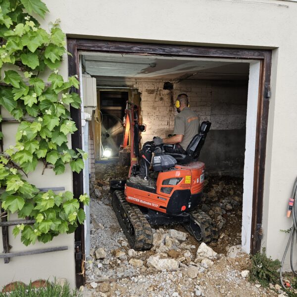 Rückbau und Aushub Untergeschoss