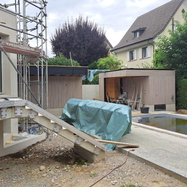 Holzverkleidung Nebengeäbude