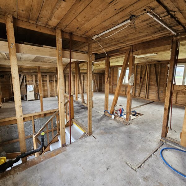 Obergeschoss entkernt