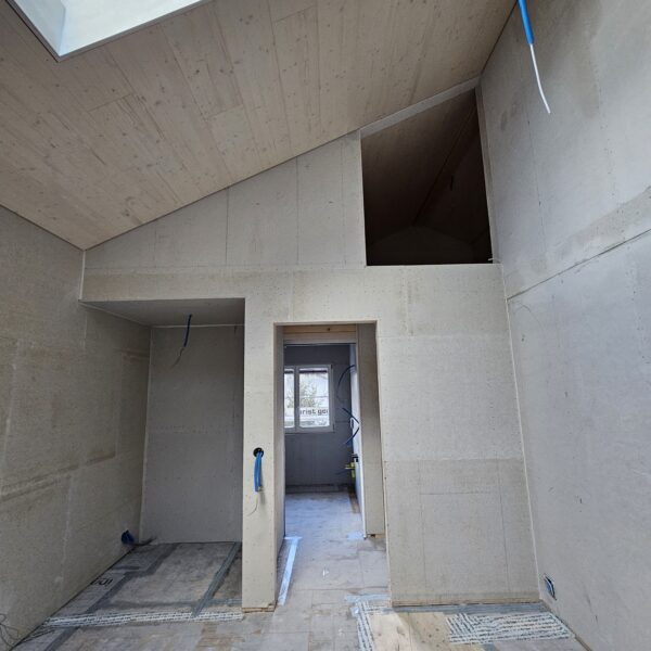 Wände und Decken fertig beplankt