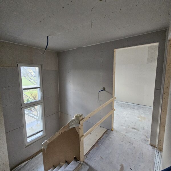 Wände und Decken fertig beplankt