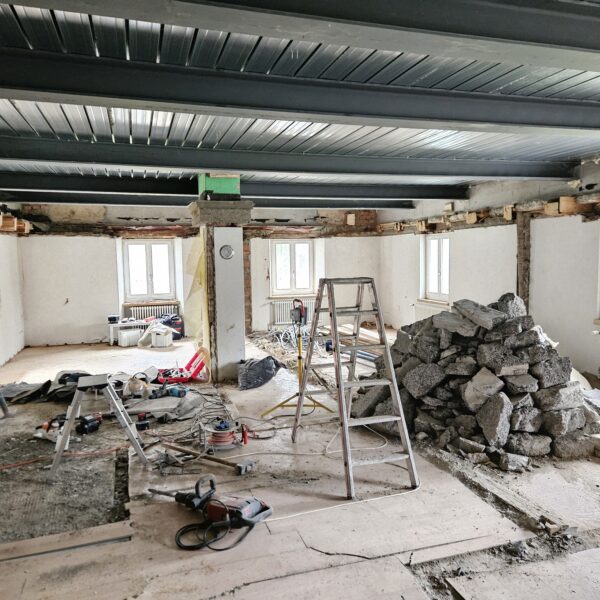 Rückbauarbeiten Obergeschoss