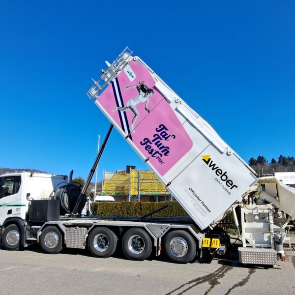 Anlieferung Unterlagsboden