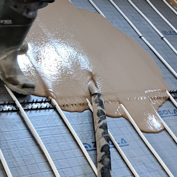 Einbringung Unterlagsboden