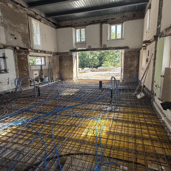 Bodenplatte EG, Decke ü UG