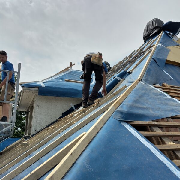 Einbau Unterdachbahn