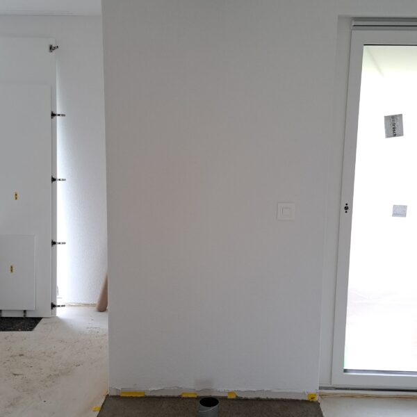 Fundament und Kamin Speicherofen